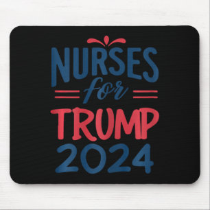 Mousepad Apoiar Enfermeiros De Reeleição Trump 2024 Para Tr