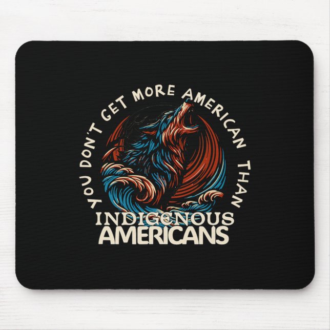 Mousepad Apoiar os Nativos Americanos  (Frente)