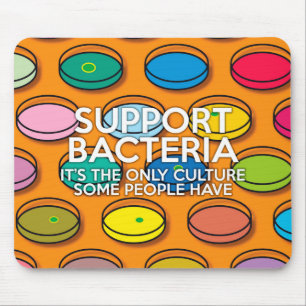 Mousepad APOIE AS BACTÉRIAS Ciência Médica