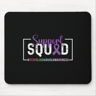 Mousepad Apoie o Esquadrão de Sensibilização para o Abuso d