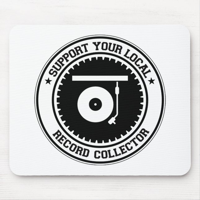 Mousepad Apoie seu coletor gravado local (Frente)