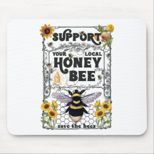 Mousepad Apoie Seu Mel Local Abelha Terra Dia Salve O Ser