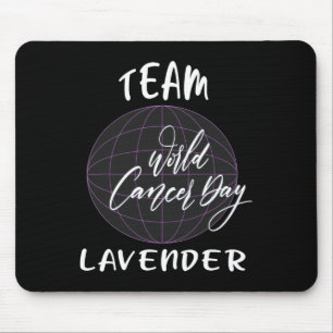 Mousepad Apoie sobreviventes no Cancer do Dia Mundial do Ca