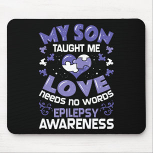 Mousepad Apoio à Epilepsia - Filho com Conscientização sobr