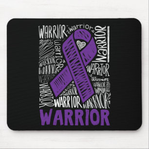 Mousepad Apoio à Família do Guerreiro Epilepsy Friso Roxo