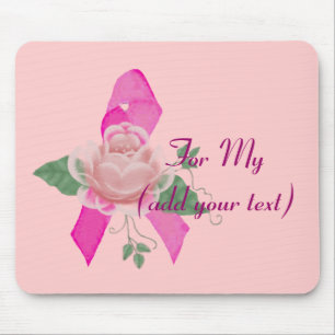 Mousepad Apoio ao cancer de mama