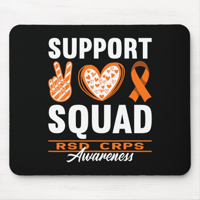 Mousepad Apoio aos quadrados I Síndrome de Dor de Distrofia (Frente)