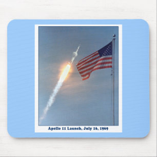 Mousepad Apollo 11 lançamento 16 de julho de 1969