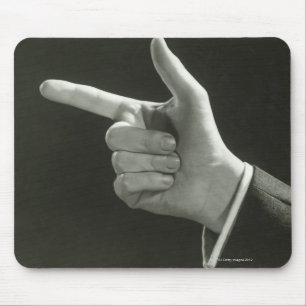 Mousepad Apontar do homem