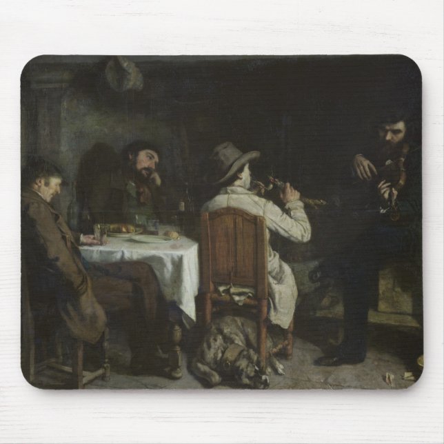 Mousepad Após o comensal em Ornans, 1848 (Frente)