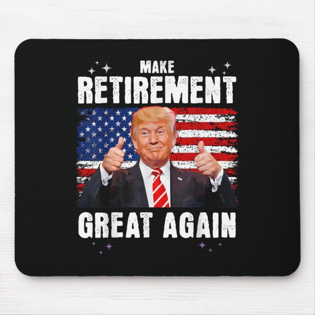 Mousepad Aposentado 2025 Reforma 2025 Aposentando 2025 Trum (Frente)
