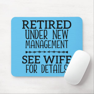 Mousepad Aposentado Sob Novo Gerenciamento Consulte A Espos