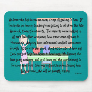 Mousepad Aposentadoria presentes "Bonkers" idos do