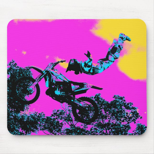 Mousepad Aposentar - Freestyle Motocross Stunt (Frente)