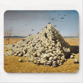 Mousepad Apoteose da Guerra (morte e destruição) (crânios)