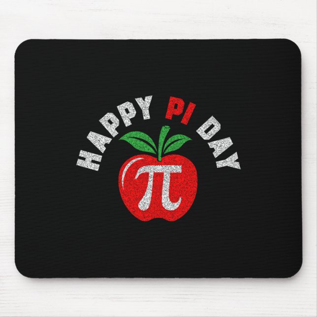 Mousepad Apple Pi Day 3.14 Geek G De Professores De Matemát (Frente)