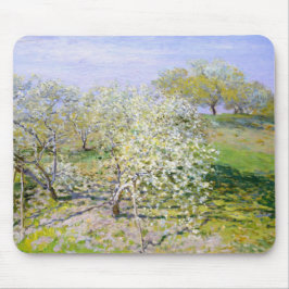 Mousepad Apple Trees in Bloom (por Claude Monet)