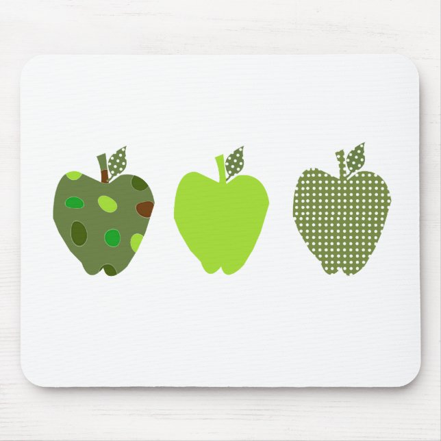 Mousepad Apple verde (Frente)