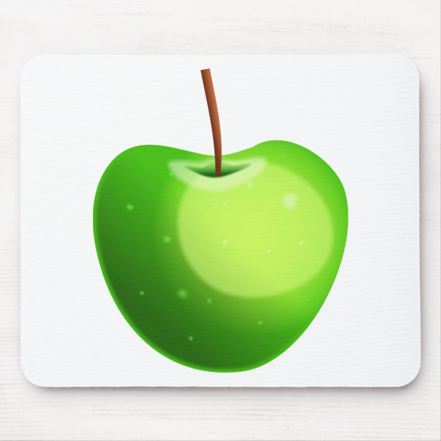 Mousepad Apple verde (Frente)