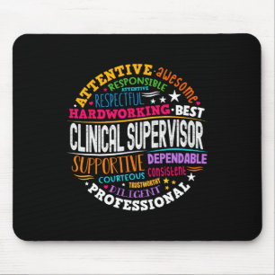 Mousepad Aprecição de Supervisor Clínico Groovy Saúde Trab
