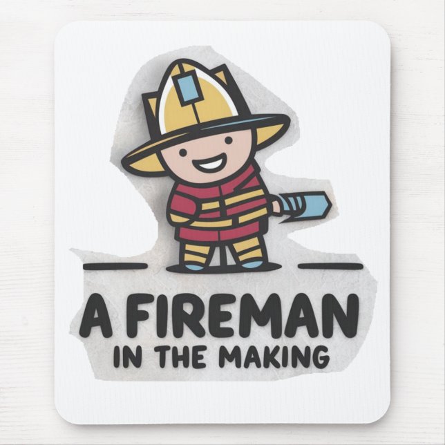 Mousepad Aprendiz de bombeiro. Futuro Bombeiro (Frente)