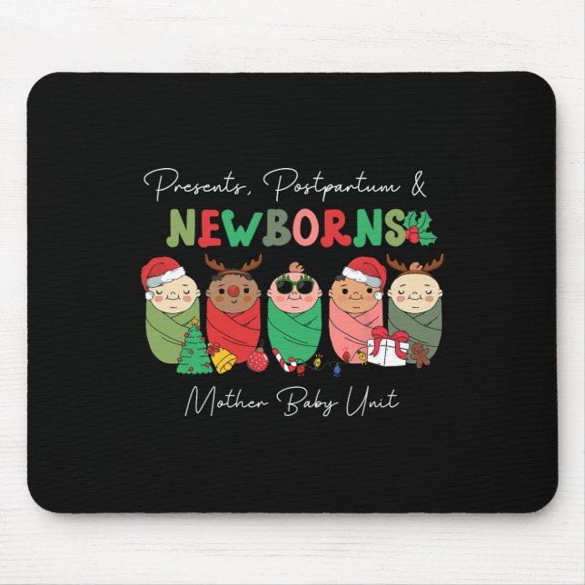 Mousepad Apresenta Postpartum e Newborns Mãe Ba2 (Frente)