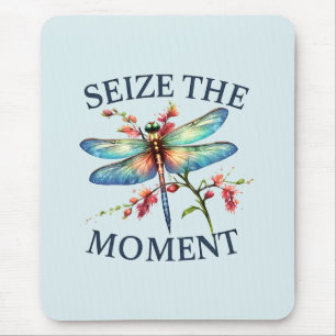 Mousepad Aproveite o momento - Dragonfly Artística