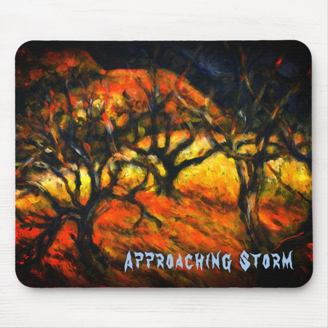 Mousepad Aproximando-se da tempestade - mousemat escuro e m (Frente)