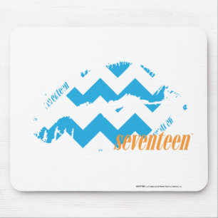 Mousepad Aqua do ziguezague