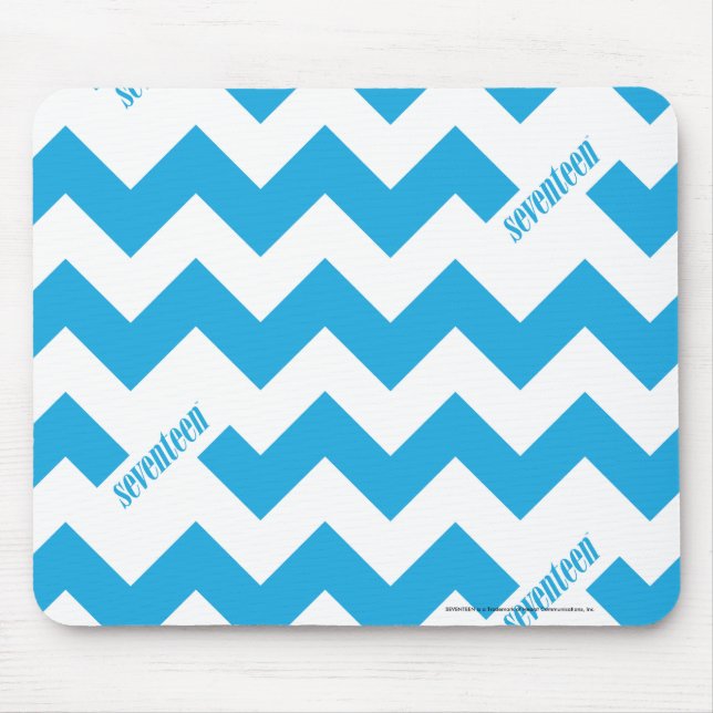 Mousepad Aqua do ziguezague (Frente)