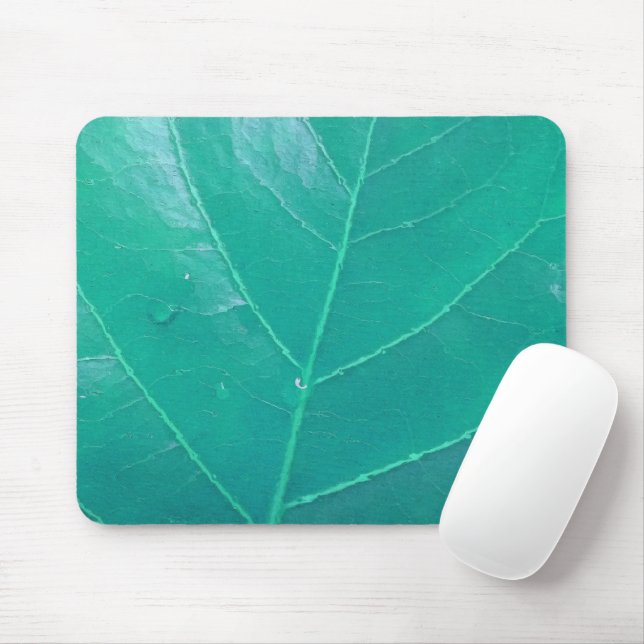 Mousepad Aqua Leaf (Com mouse)