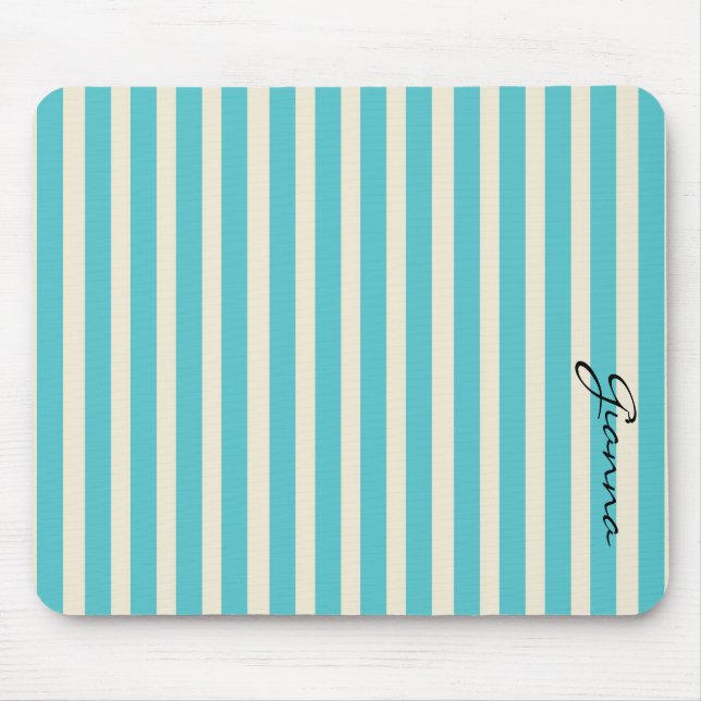 Mousepad Aqua Stripes (Frente)