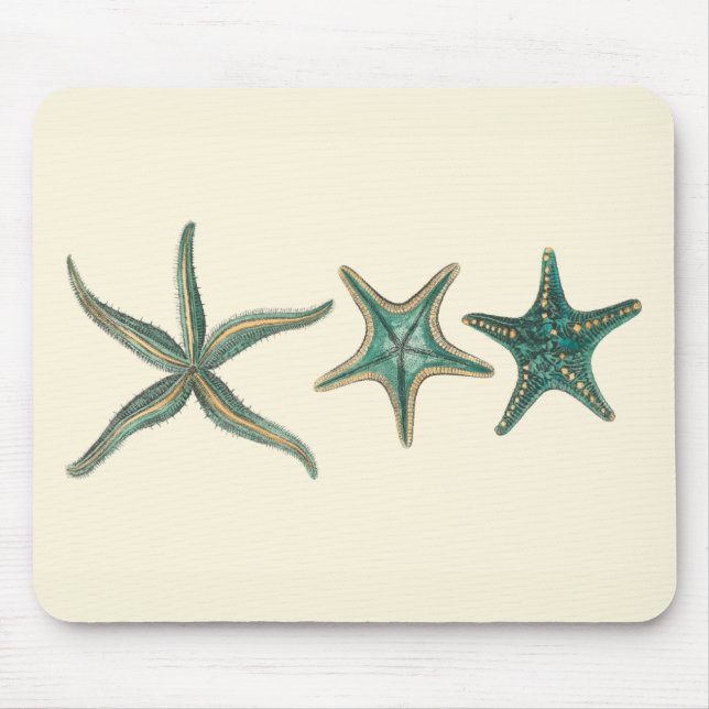 Mousepad Aquamarine Triple Starfish (Frente)