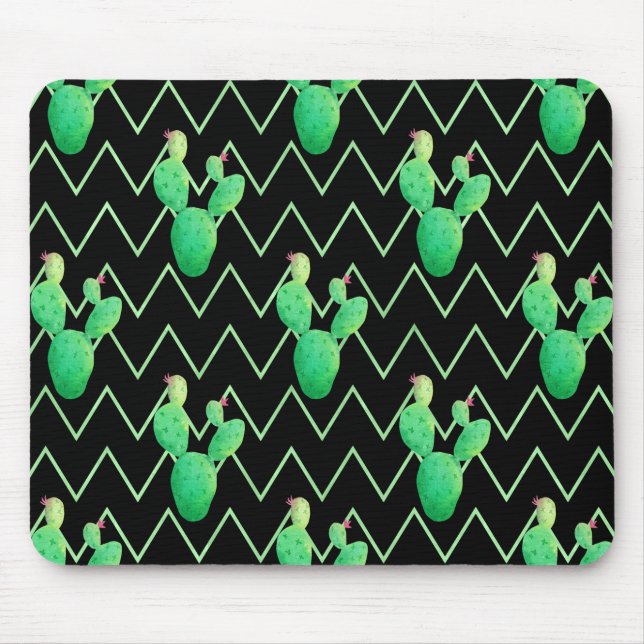 Mousepad Aquarela Cactus (Frente)
