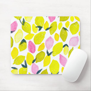 Mousepad Aquarela doce e limão