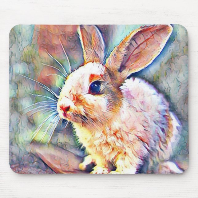 Mousepad aquarell bunny (Frente)