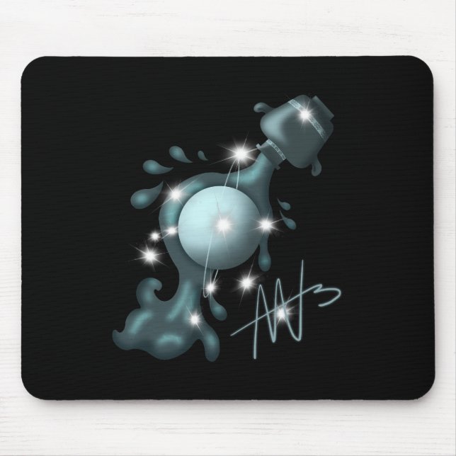 Mousepad Aquário Cósmico Urano Zodiac (Frente)