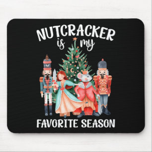 Mousepad Aquebrador de Nozes É Minha Estação Favorita Famíl