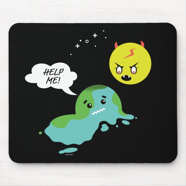 Mousepad Aquecimento global (Frente)
