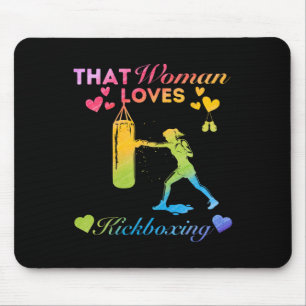 Mousepad Aquela Mulher Ama Kickboxing