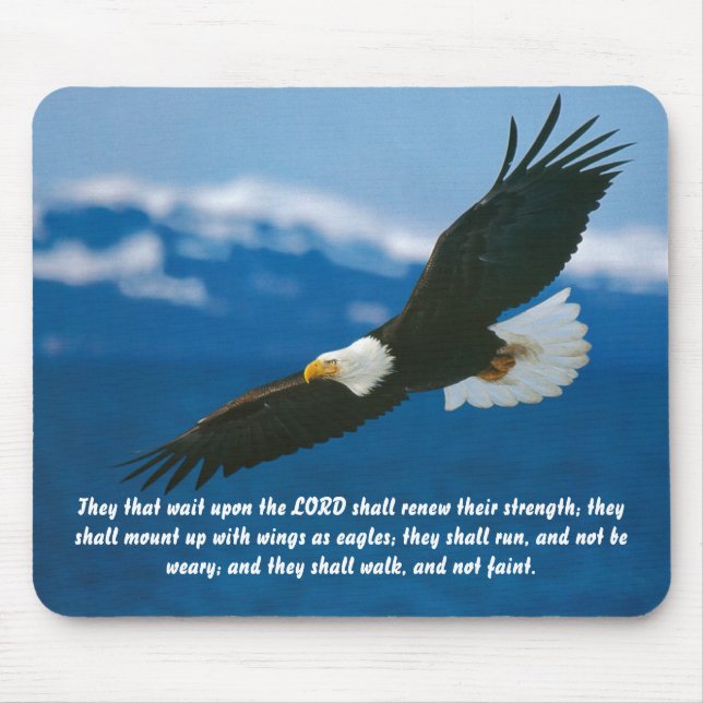 Mousepad Aqueles Que Esperam Pelo Senhor (Frente)