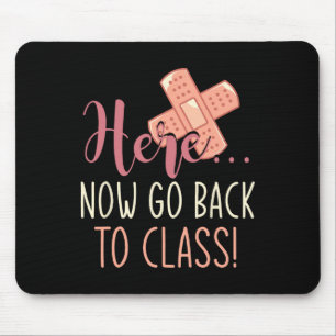 Mousepad Aqui Agora Volte Para Cl Enfermagem Divertida Enfe