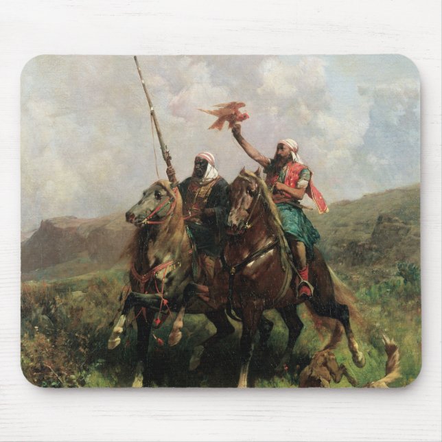 Mousepad Árabes com um falcão (Frente)