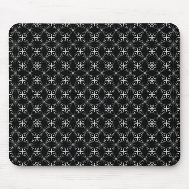 Mousepad Arabesco sobre cinza (Frente)
