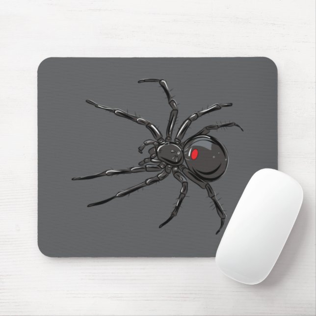 Mousepad Aranha-Aranha-Vaca-Preta (Com mouse)