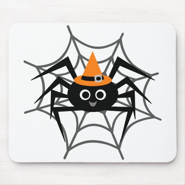 Mousepad Aranha Halloween em Camisetas e presentes na Web (Frente)
