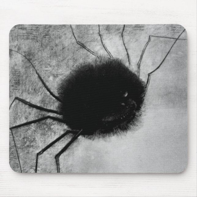 Mousepad Aranha Sorridente por Odilon Redon, Halloween Vint (Frente)