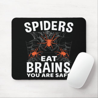 Mousepad Aranhas Comem Cérebros Você É O Dia das Bruxas Seg