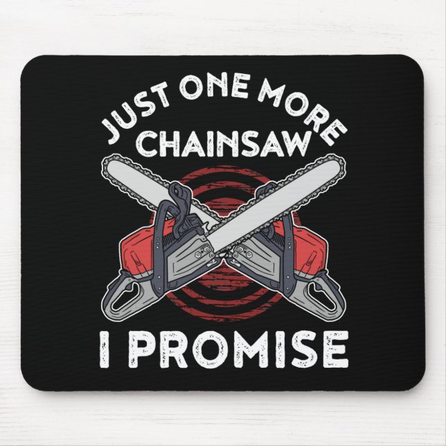 Mousepad Arborist Chainsaw, Arborista Arborista de Lumberja (Frente)