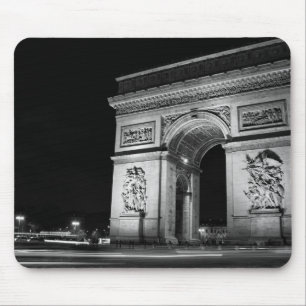 Mousepad Arc de Triomphe à noite em Paris